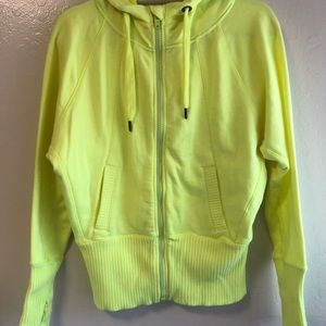 VICTORIA’S SECRET SPORT VSX Neon Yellow Zip Hoodie
